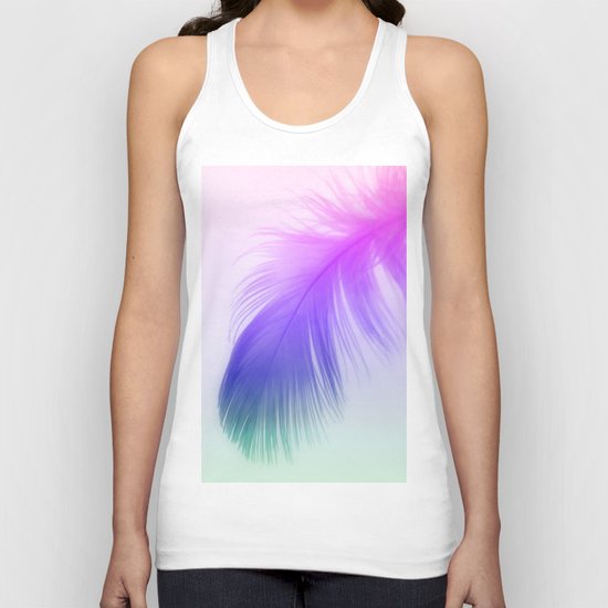 Painted Feather Unisex Tank Top
