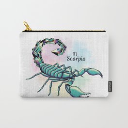 Crystal Zodiac Scorpio Carry-All Pouch