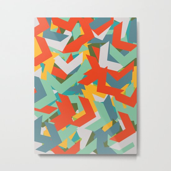 Chevron Metal Print