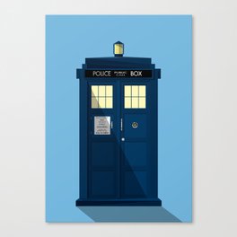 The TARDIS Canvas Print