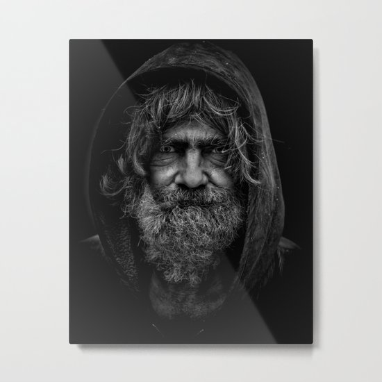 homeless man people 5 Metal Print