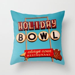 Hayward Holiday Bowl Throw Pillow