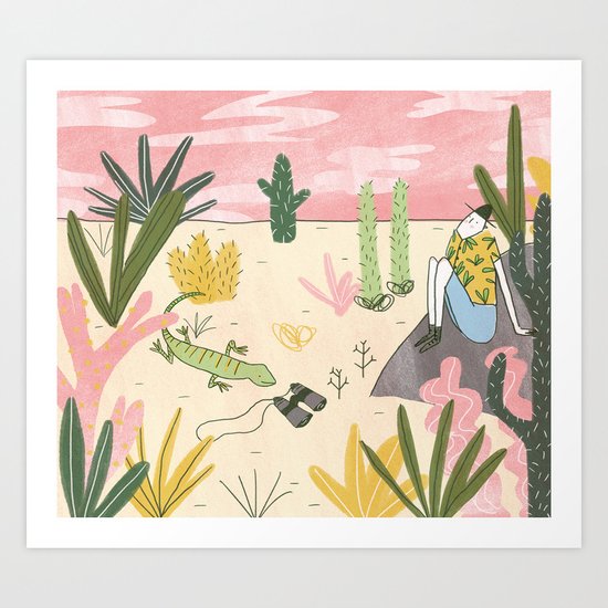 DESERT EXPLORER Art Print
