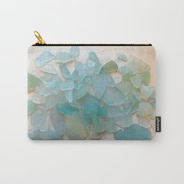 Ocean Hue Sea Glass Carry-All Pouch