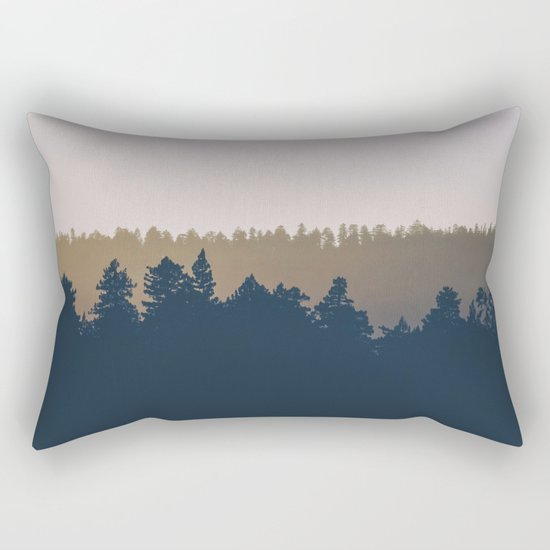 Woods Abstract Rectangular Pillow