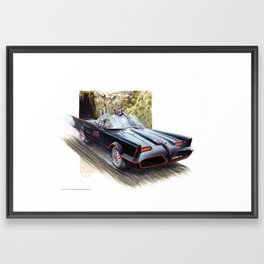 Batmobile '66 Framed Art Print