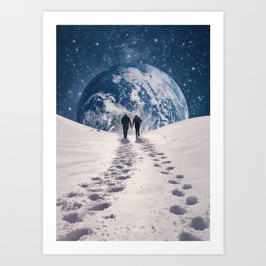 Pale Blue Dot Art Print