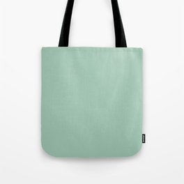 1950s Mint Green Solid Tote Bag