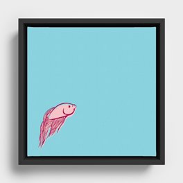 Joey the Fish Framed Canvas