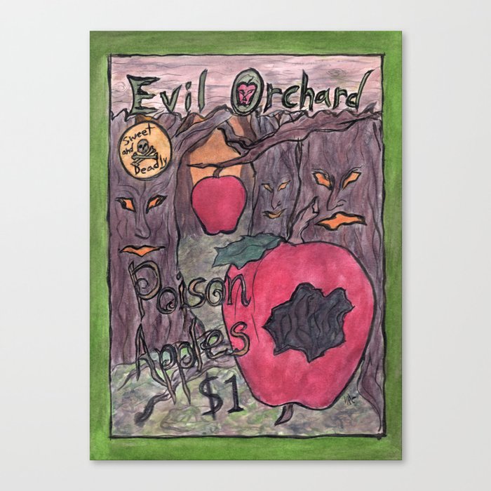 Evil Orchard Canvas Print