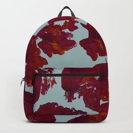 Abstract acrylic stains seamless pattern Backpack