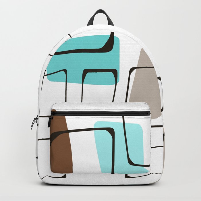 Midcentury Modern Shapes Backpack