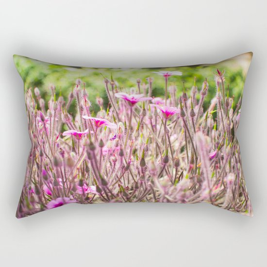 fleurs des champs 5 Rectangular Pillow