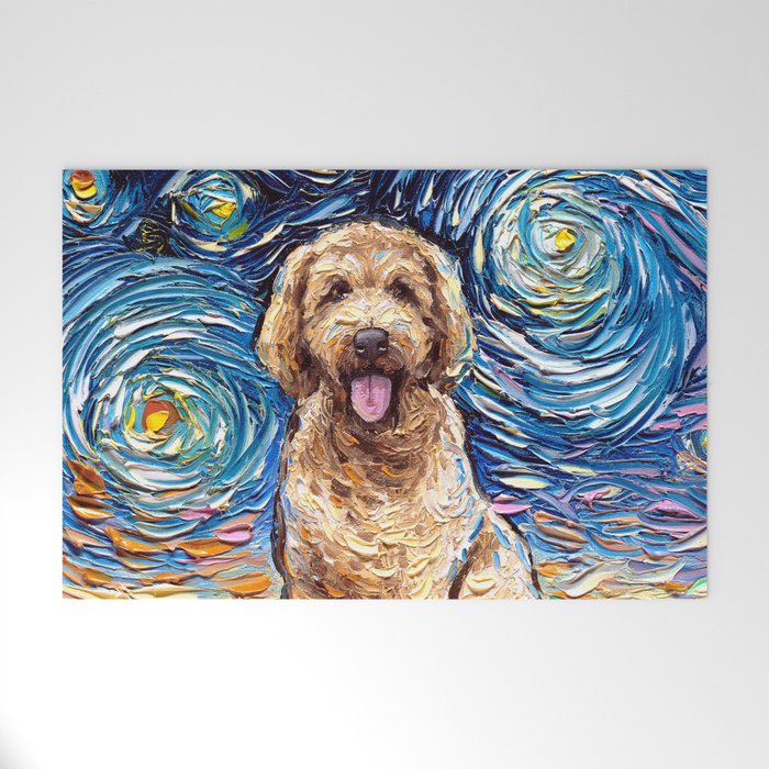 Goldendoodle shop welcome mat