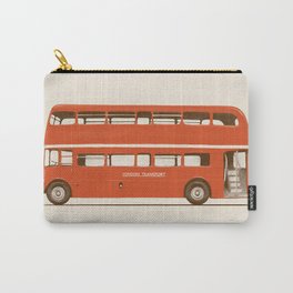 Double-Decker London Bus Carry-All Pouch