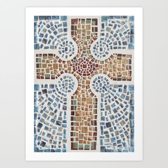 "Broken Pieces" Greeting Cards Art Print