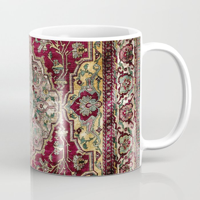 Farahan Arak West Persian Silk Rug Print Coffee Mug