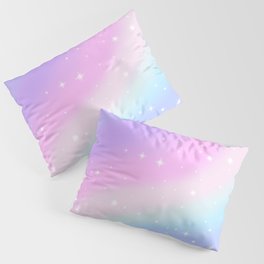 Kawaii Rainbow Magic Pillow Sham