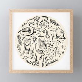 Fantastic Beasts Framed Mini Art Print