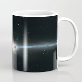 Colliding galaxies, Mice Galaxies, spiral galaxies in constellation Coma Berenices. Coffee Mug