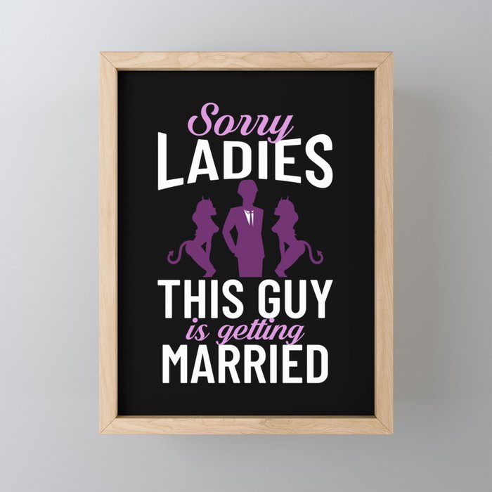 Party Before Wedding Bachelor Party Ideas Framed Mini Art Print