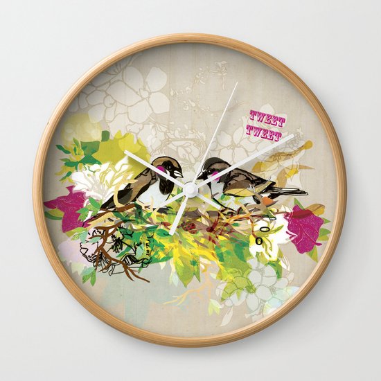 Tweet Tweet Wall Clock