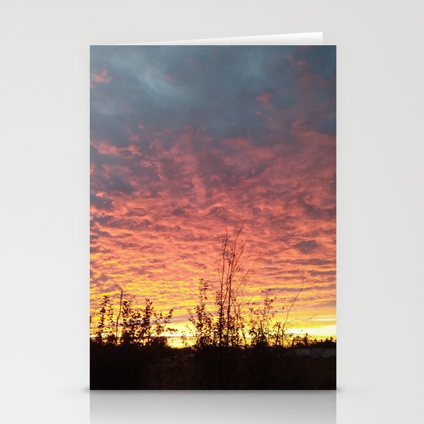 Sunrise Colorful Early Fall Sky Stationery Cards