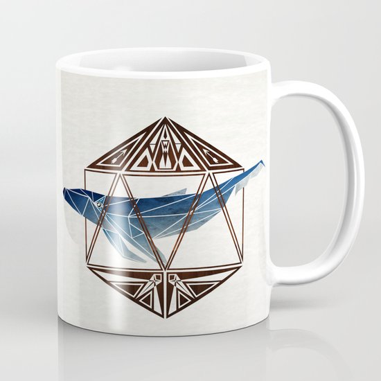 whale in the icosahedron Coffee Mug