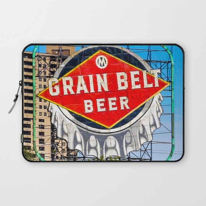Grain Belt Beer Sign Laptop Sleeve