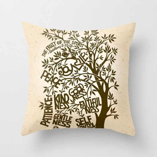 The Fruit of the Spirit (I) Throw Pillow
