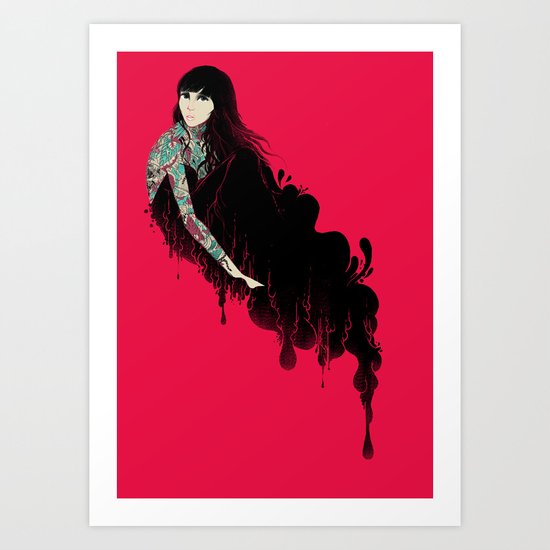 Pretty in INK Art Print