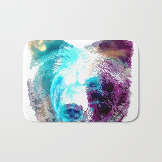 Space Bear Bath Mat