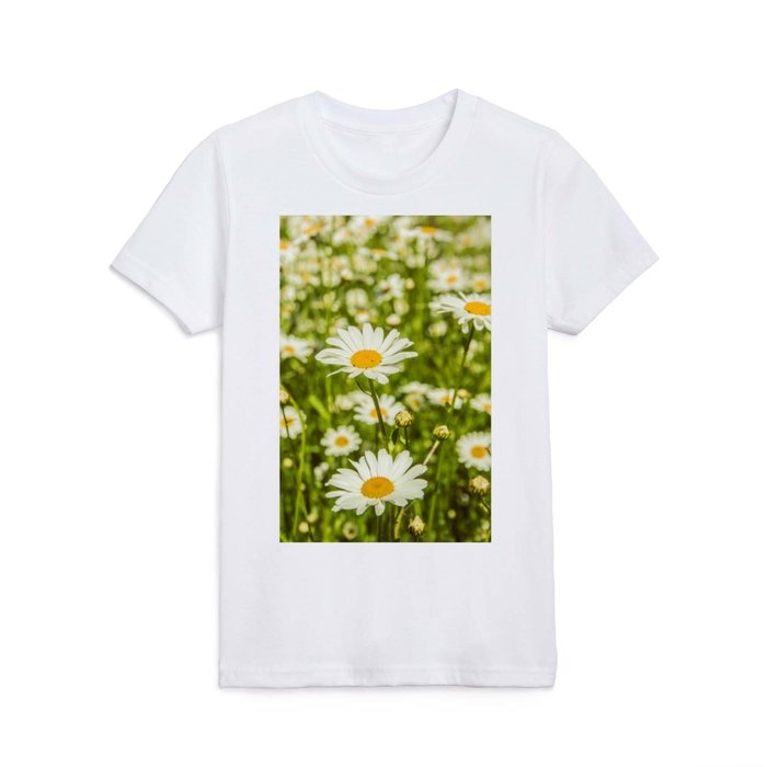 Daisies in the garden Kids T Shirt