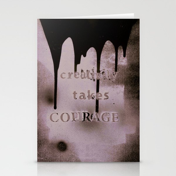 Creativity Takes Courage Stationery Cards