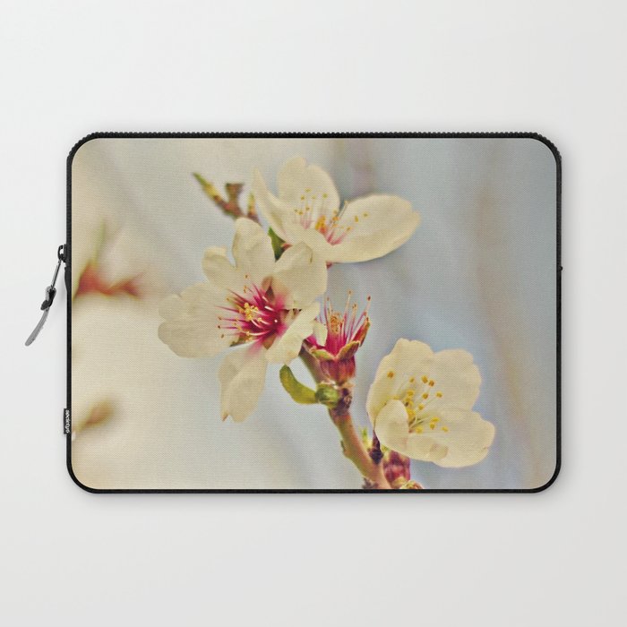 Almond Blossoms in the Wind Laptop Sleeve