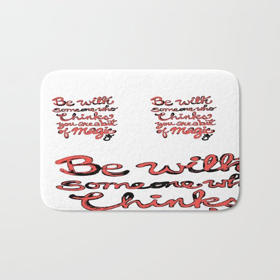 Be With Someone Peachy!!! Bath Mat