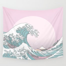 Great Wave Pastel Wall Tapestry