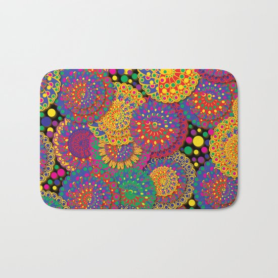 Festival of Flowers Bath Mat