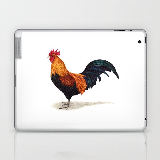 Rooster by Lars Furtwaengler | Ink Pen | 2011 Laptop & iPad Skin