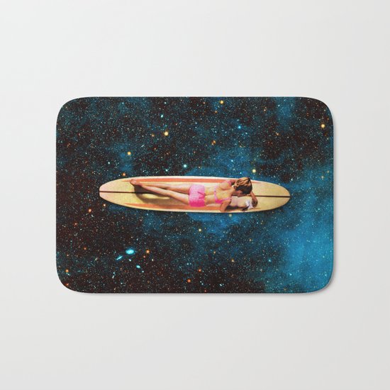 Pleiadian Surfer Bath Mat