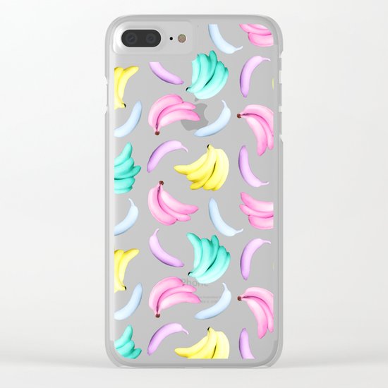 Pop Bananas Clear iPhone Case