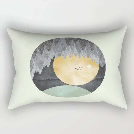 View from the cave Rectangular Pillow