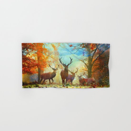 Autumn Forest Watch Hand & Bath Towel