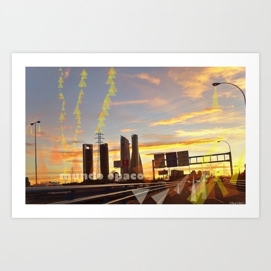 communications and light Art Print