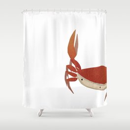 crabby Shower Curtain