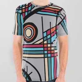 Circles and Lines GB All Over Graphic Tee