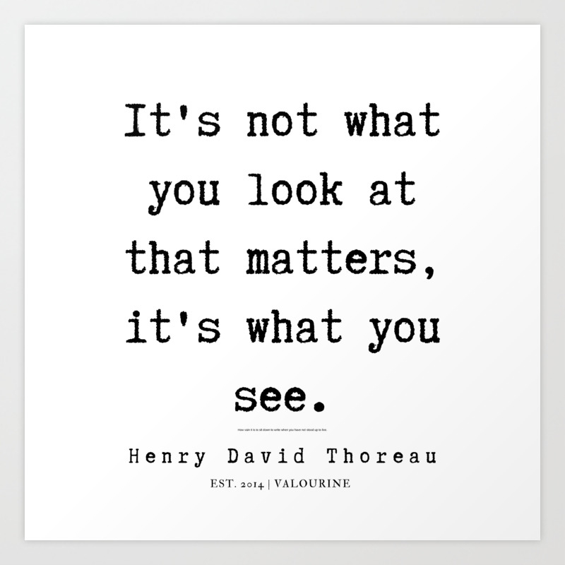 3 Henry David Thoreau Quotes 190715 Art Print By Quotes And Sayings Society6