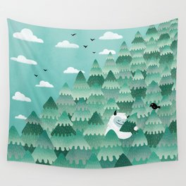 Tree Hugger (Spring & Summer version) Wall Tapestry