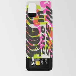 "Dive In" Pink, Green & Black Android Card Case