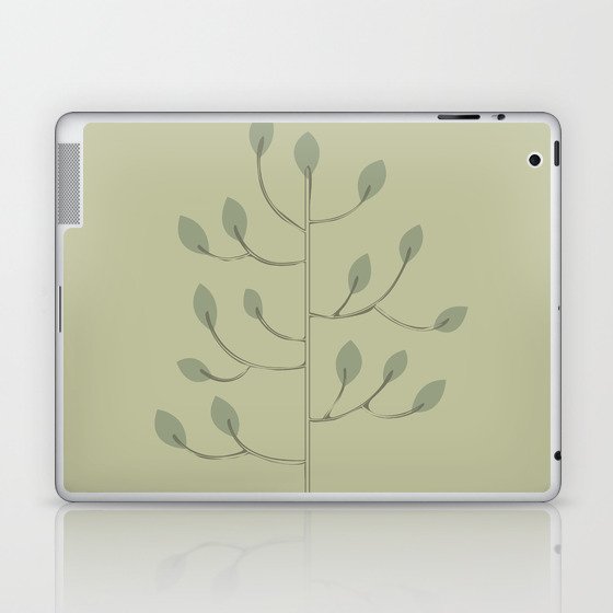 green leaves of the trees Laptop & iPad Skin